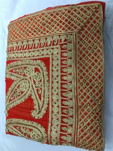 Fancy Georgette Stone Work Saree
