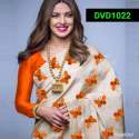 Fancy Titli Print Silk Saree thumb 5