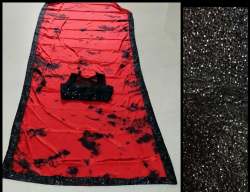 Gaji Silk Satin Saree with Sequence Border