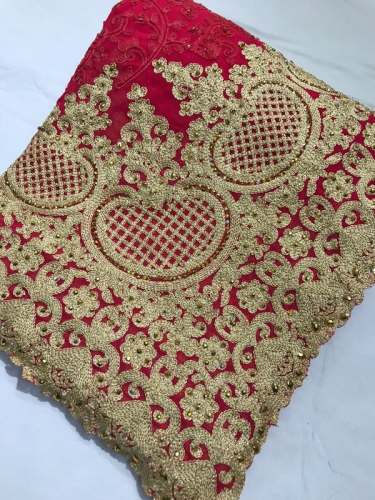Georgette Diamond Stone Work Saree