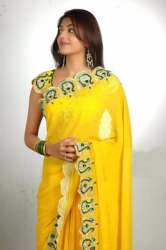 Georgette Embroidery Work Saree