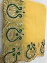Georgette Embroidery Work Saree thumb 1
