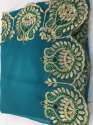 Georgette Embroidery Work Saree thumb 2