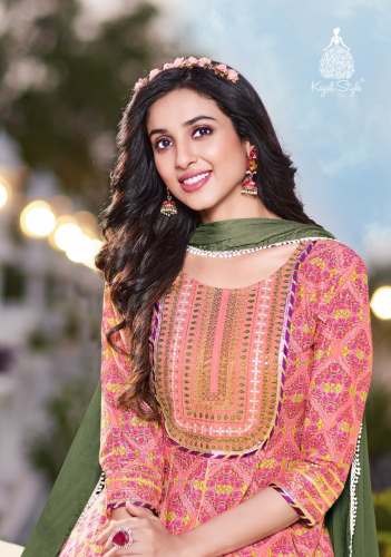 KAJAL STYLE Catalogue : GLAM LOOK Vol.1 KURTI SET 