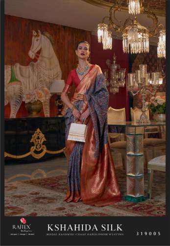 Kshahida Silk beautiful designer saree by Rajtex 