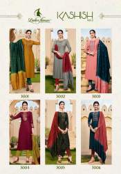 Ladies Flavour Catalog : Kashish Vol 3 kurti set 