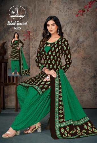 Miss World Ikkat Special Vol 6 Printed Cotton Dress Material