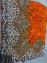 Party Wear Heavy Diamond Saree thumb 6