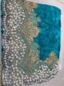 Party Wear Heavy Diamond Saree thumb 9