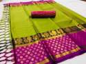 PURE COTTON SILK SAREE thumb 3