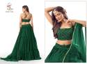 Pure Georgette Lehenga with Sequins Blouse thumb 1