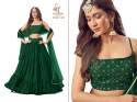 Pure Georgette Lehenga with Sequins Blouse thumb 2