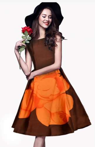 ROSY DIGITAL PRINT TOP  SF121