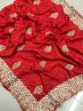 Sanna Silk Embroidery Stone Work Saree thumb 6