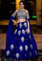 Satin Silk Embroidery Lehenga Choli thumb 5