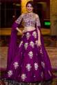 Satin Silk Embroidery Lehenga Choli thumb 7