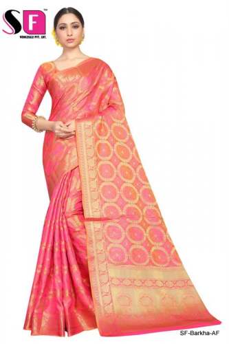 SF BARKHA JACQUARD SAREE 