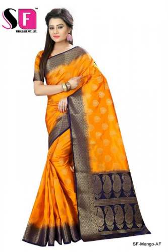 SF MANGO-1 JACQUARD SAREE 