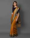 Silk Blend Woven Design Banarasi Saree thumb 1
