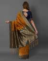 Silk Blend Woven Design Banarasi Saree thumb 2