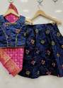 Silk Kids Lehnga  With Banarasi Jacquard Odhni thumb 6