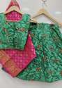 Silk Kids Lehnga  With Banarasi Jacquard Odhni thumb 9