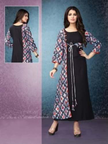 SIYA BLACK FANCY KURTIS 