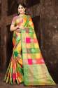 SOFT BANARASI SILK SAREE thumb 4
