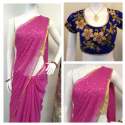 STAR FOIL TIKKA PARTYWEAR SAREES  thumb 5