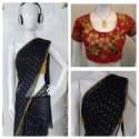 STAR FOIL TIKKA PARTYWEAR SAREES  thumb 7