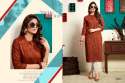 SWAPNA RAYON WITH KATHA WORK FANCY KURTIS thumb 4