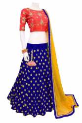 Tapeta Silk Embroidery Lehenga