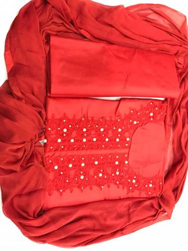 unstitched dress material