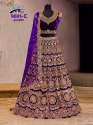 Velvet Silk Lehenga Choli thumb 4