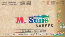 M Sons Sarees logo icon