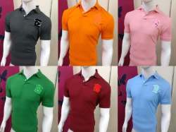 Mens Plain polo neck T shirts stock lot  