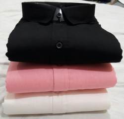 Multi Brand Casual Plain Shirts for mens 
