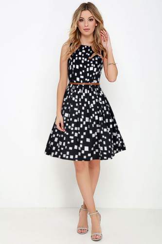 Box Print One Piec