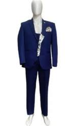 Mens Slim Fit 3 Piece Suit