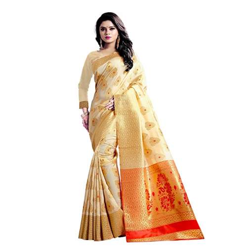 Buy Banarasi Cotton Saree By The Shopoholic Brand by The Shopoholic