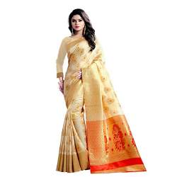 Buy Banarasi Cotton Saree By The Shopoholic Brand
