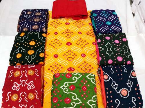 Bandhani Fancy Dress Material