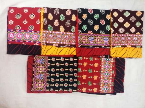 RABBI TEXTILES Cotton Printed Dress Material 