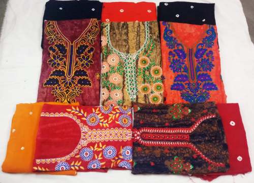 Fancy Bandhani Karcahi Work Dress Material3