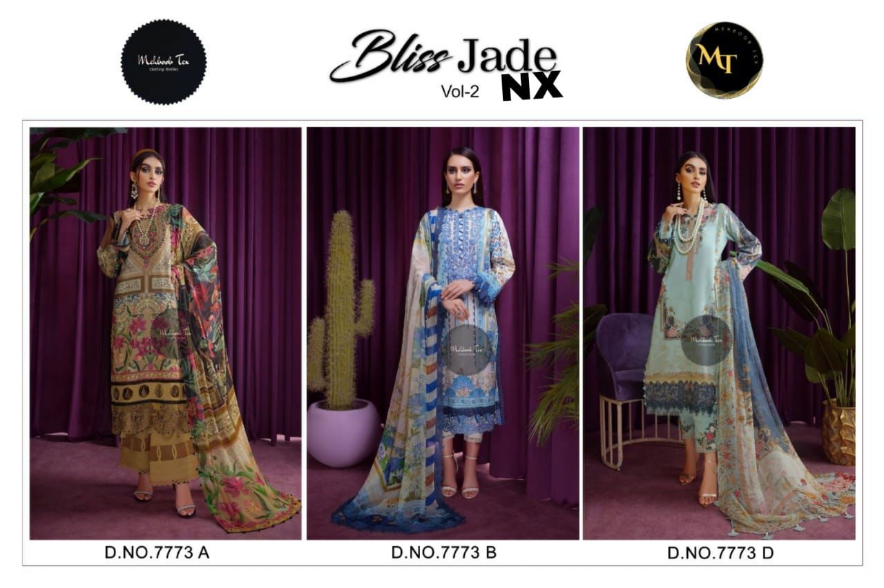 Bliss jade vol 2 Pakistani suit catalogue 