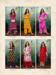 CORA Rayon Kurti Palazzo Set by Z-BLACK 