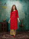 CORA Rayon Kurti Palazzo Set by Z-BLACK  thumb 5