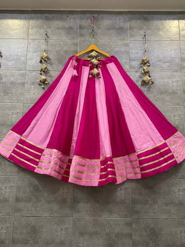 Elegant Kali Rayon Garba Lehenga  by amavi expo