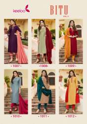 Koodee Bitu-2 Rayon Kurti Pant Dupatta