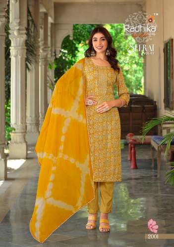 Radhika Lifestyle Presents Seerat Vol 2 Kurti Pant Set by Amavi Expo 